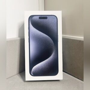 OEM Empty Retail Box Only for Apple iPhone 15 Pro | Blue Titanium 256GB (A2848)